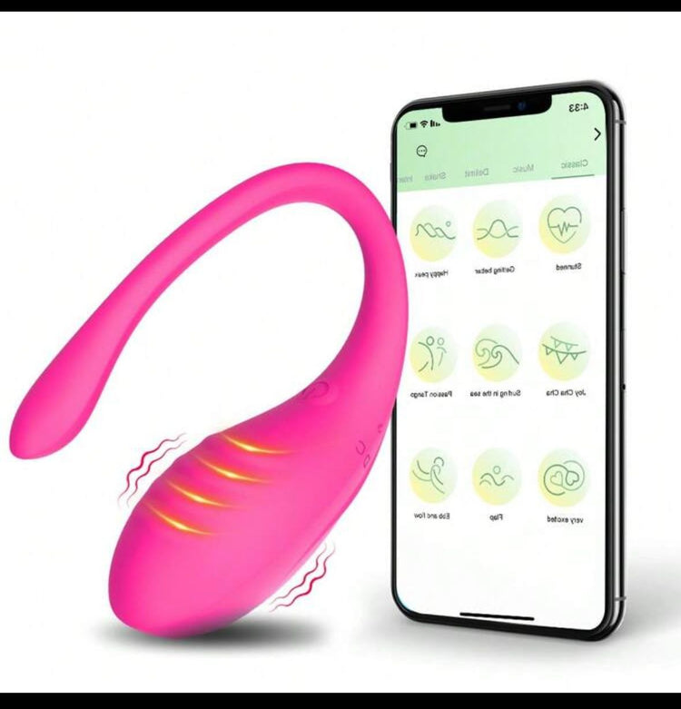 App Controlled Rechargeable Love Egg Vibrator - PleasureandBliss