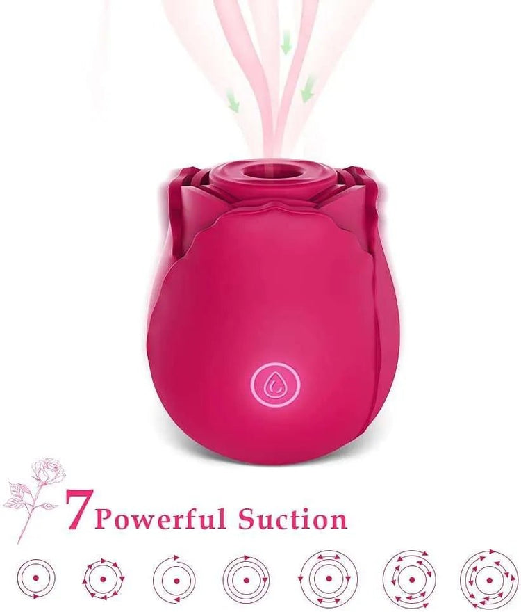 Rose Clitorial Suction Stimulator - PleasureandBliss