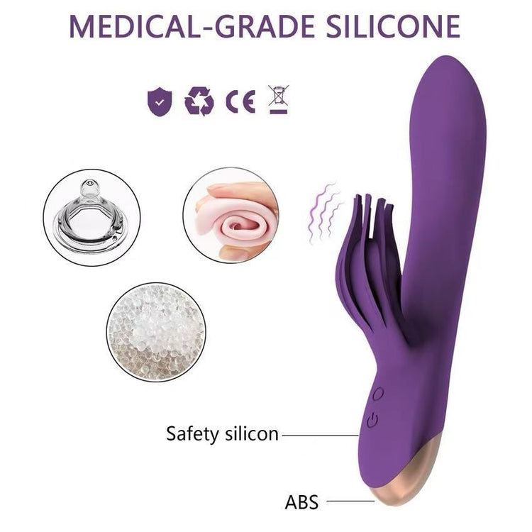 Wonder Bunny Recharchable Silicone Rabbit Vibrator - PleasureandBliss