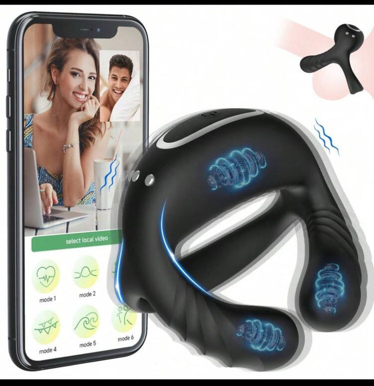 Remote Controlled Vibrating Cockring - PleasureandBliss