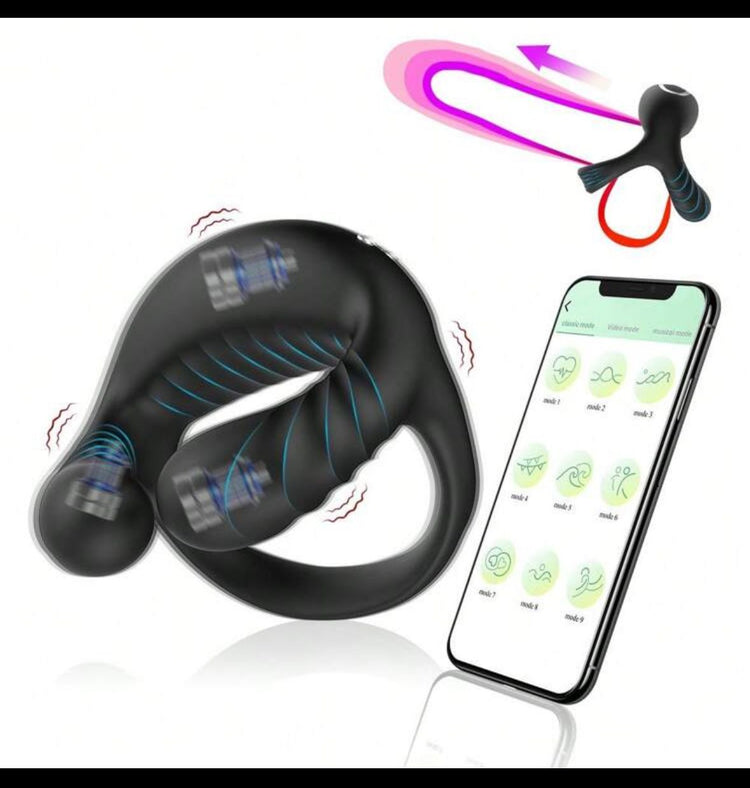 Remote Controlled Vibrating Cockring - PleasureandBliss