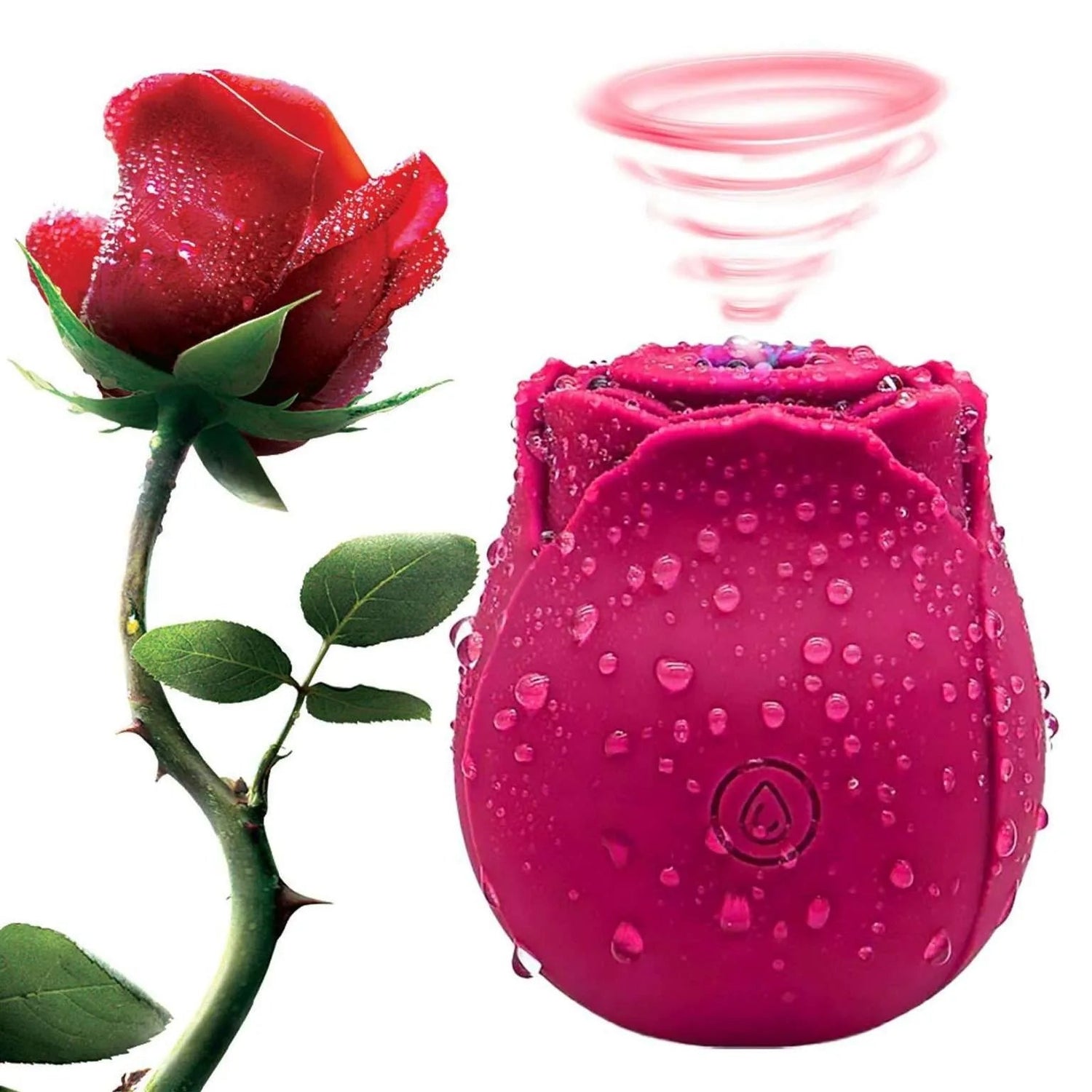 Rose Clitorial Suction Stimulator - PleasureandBliss