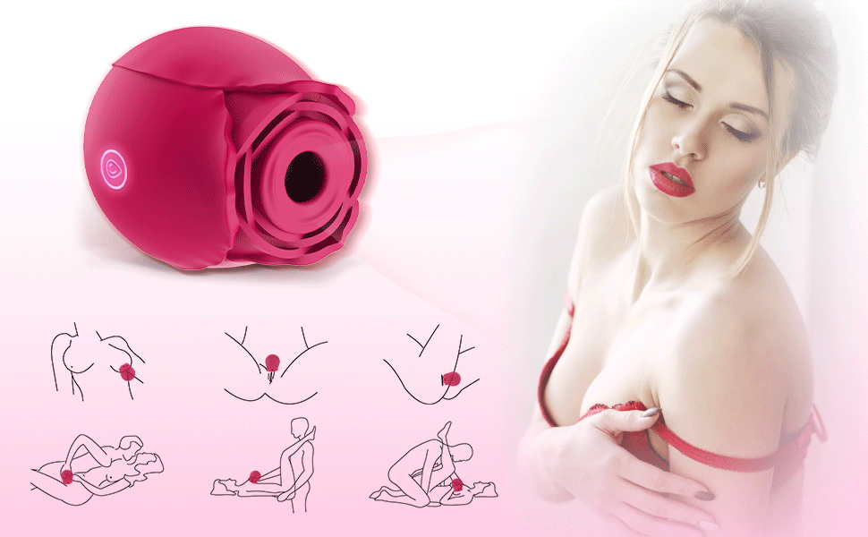 Rose Clitorial Suction Stimulator - PleasureandBliss